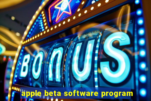 apple beta software program